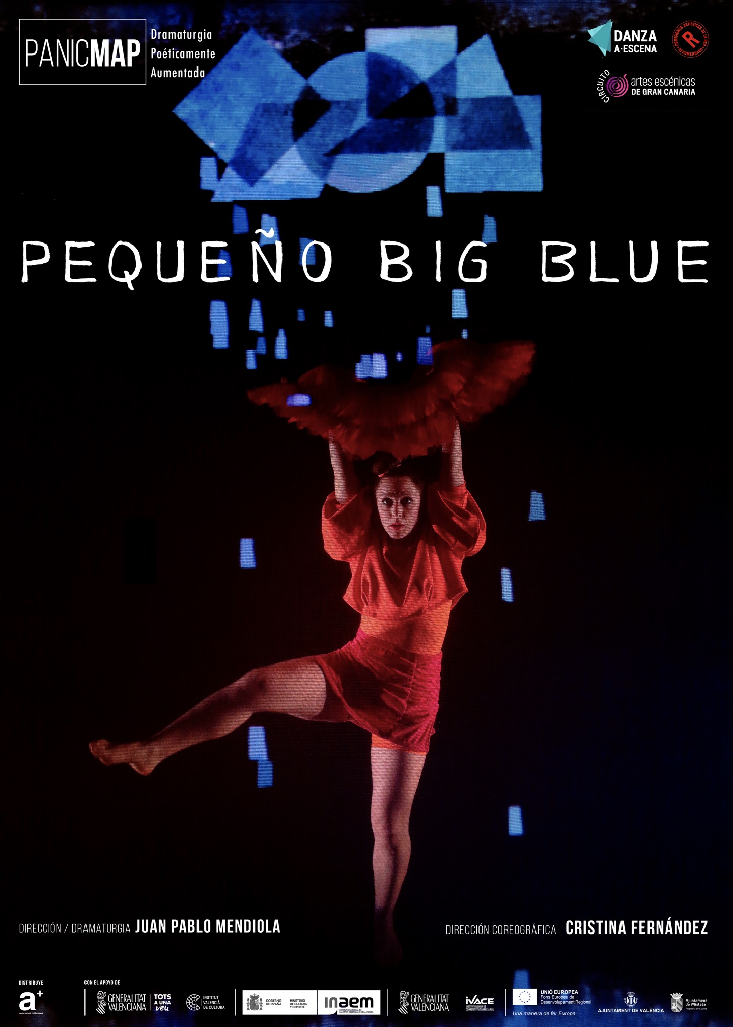 Cartel Pequeño Big Blue